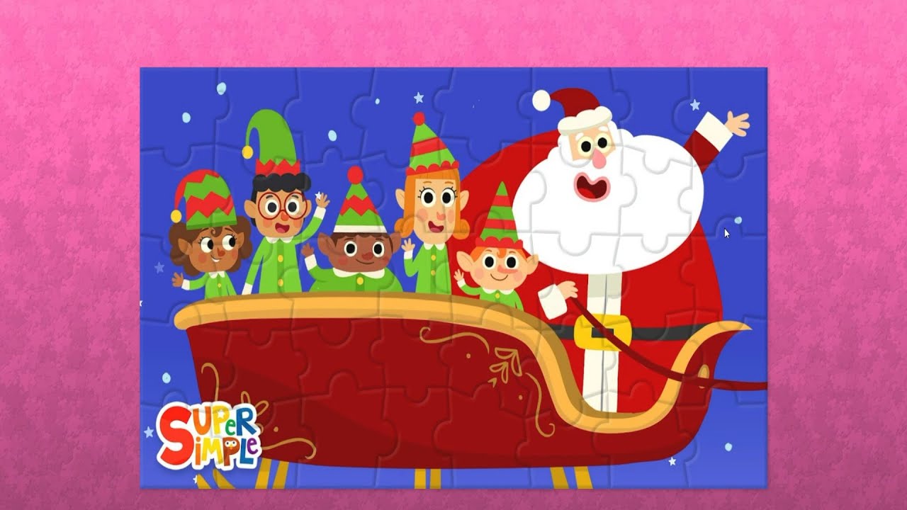 Five Little Elves Christmas Super Simple Songs Puzzle