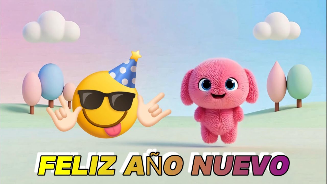 ¡Hola, Año Nuevo! 🎉 Canción Infantil para Celebrar y Cantar