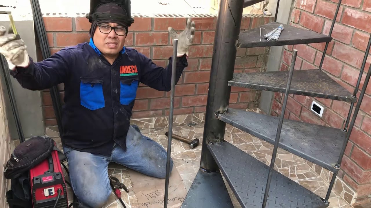 ✅COMO FABRICAR UNA ESCALERA CARACOL