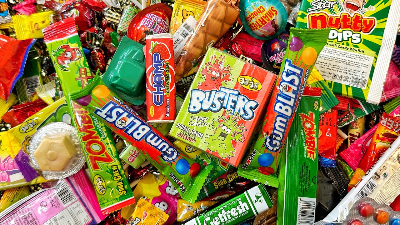 Gum Blast Busters | Cute Rainbow Getfresh Candies,Chocolates and Lollipops Unpacking | ASMR