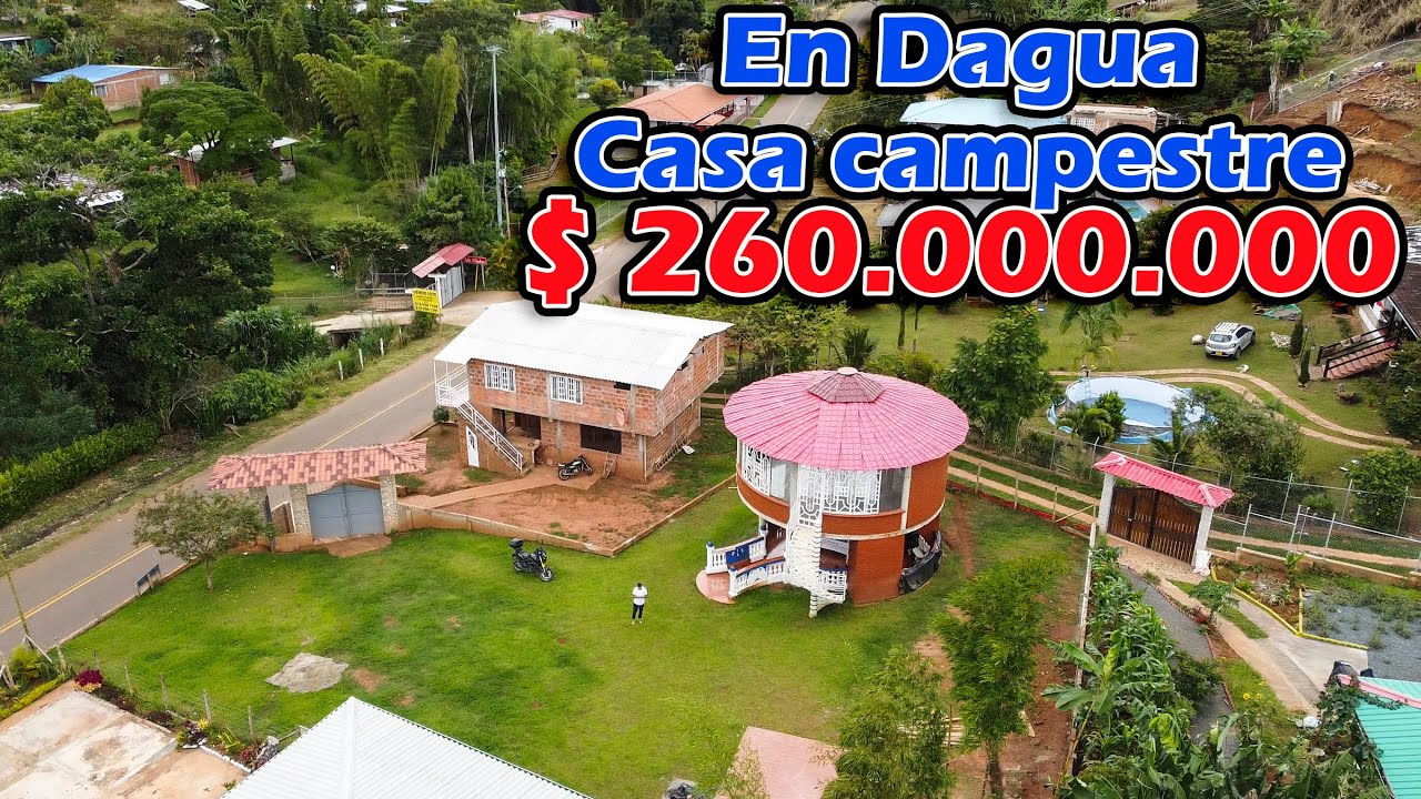 🏡 ECONÓMICA Casa Campestre en Dagua Valle del Cauca.🌄🌳💑🌤📲 3117036596 - 3183270741. Alexis Serna.