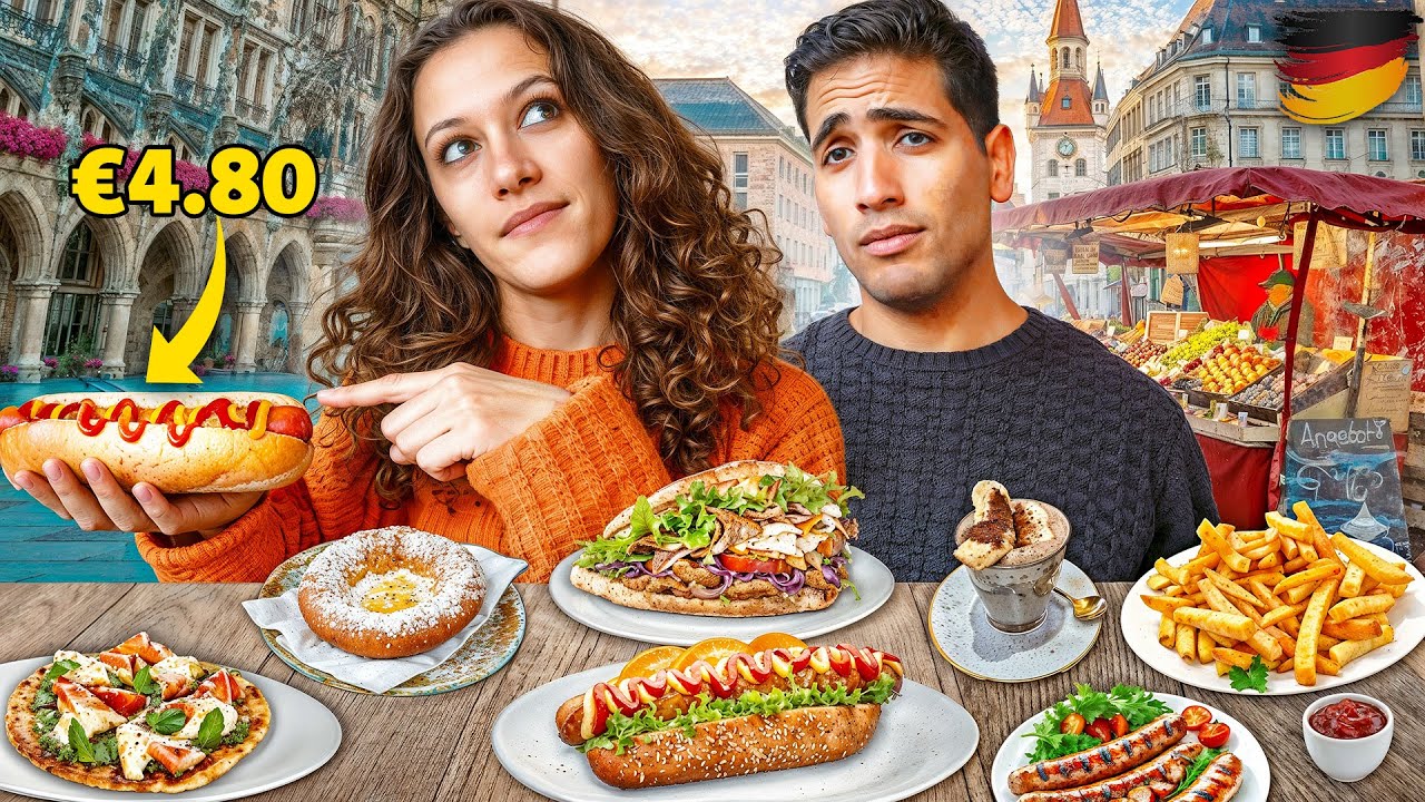 PROVIAMO i MIGLIORI FAST FOOD e STREET FOOD di MONACO DI BAVIERA🇩🇪 in 24 ORE
