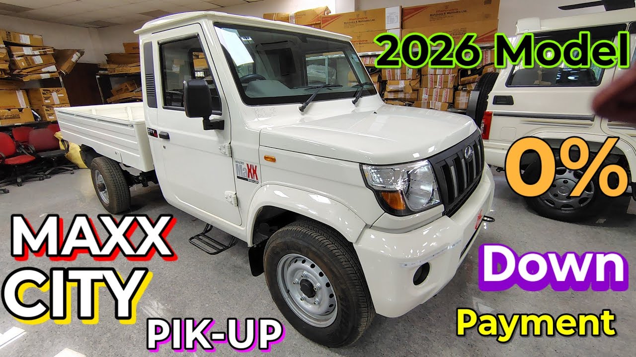 New 2026 Model MAXX PIK-UP // Bolero pickup  Mahindra pickup Best Discount finance down payment EMI 