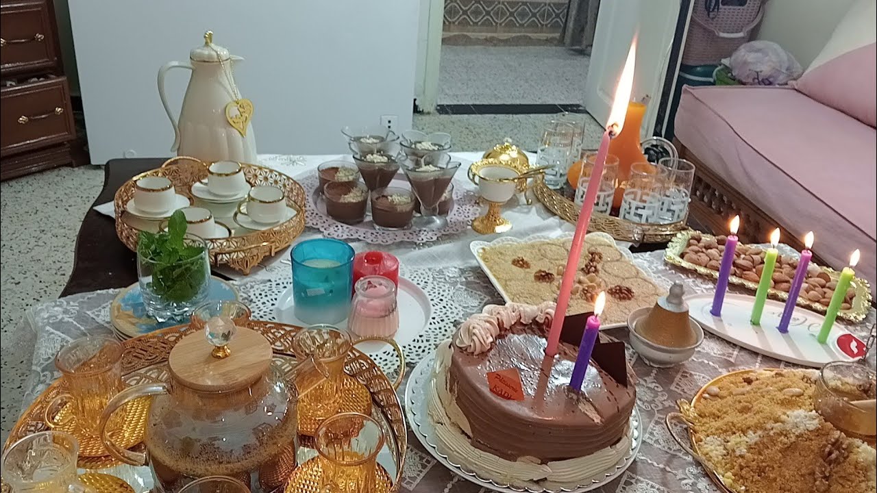 روتين الشطارة ونظافة خلطة تهنيك من مواد التنظيف تنقي بيها كل بلاصة اجواء احتفال المواد النبوي الشريف