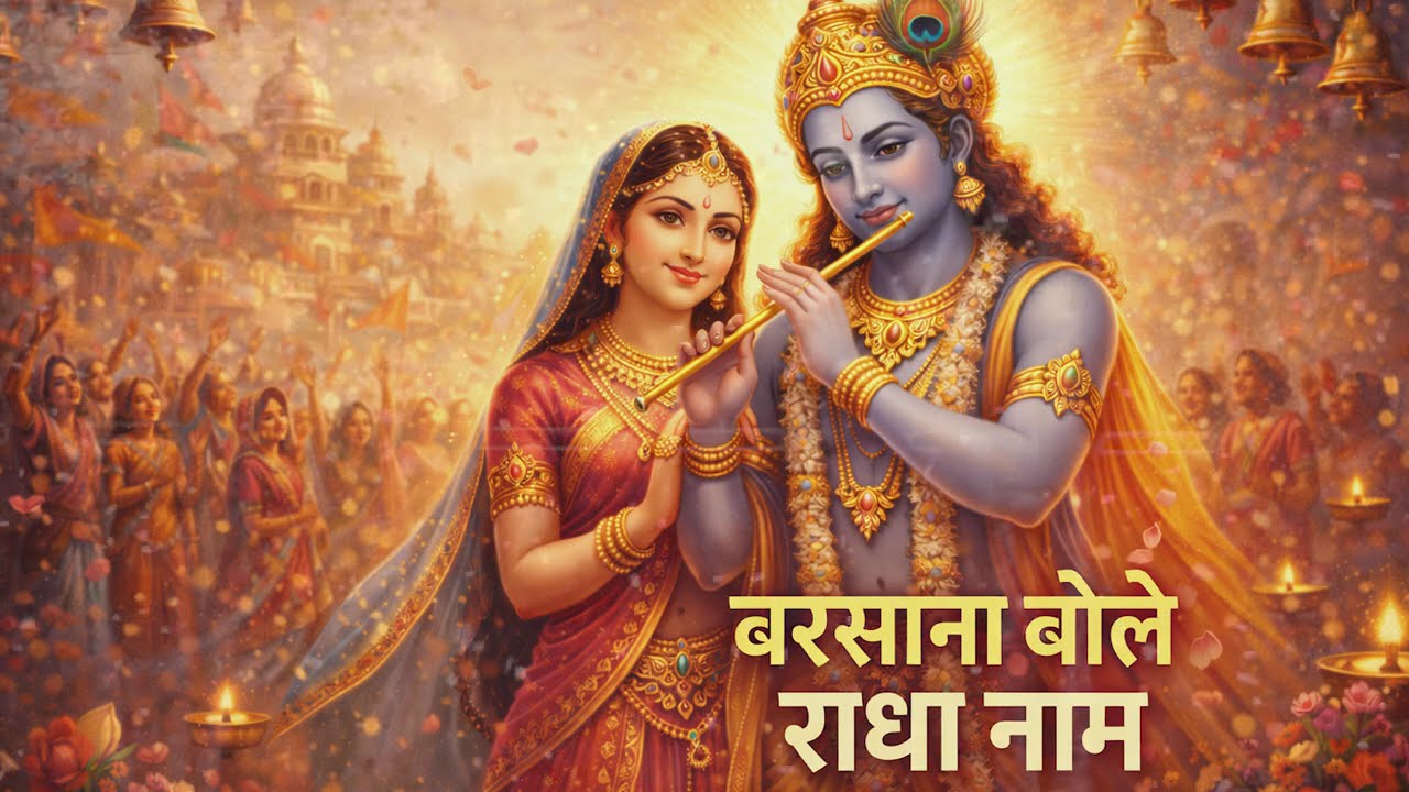 बरसाना बोले राधा नाम 💙 | Radha Krishna Bhajan | Braj Prem Song | Nandlal Bhakti