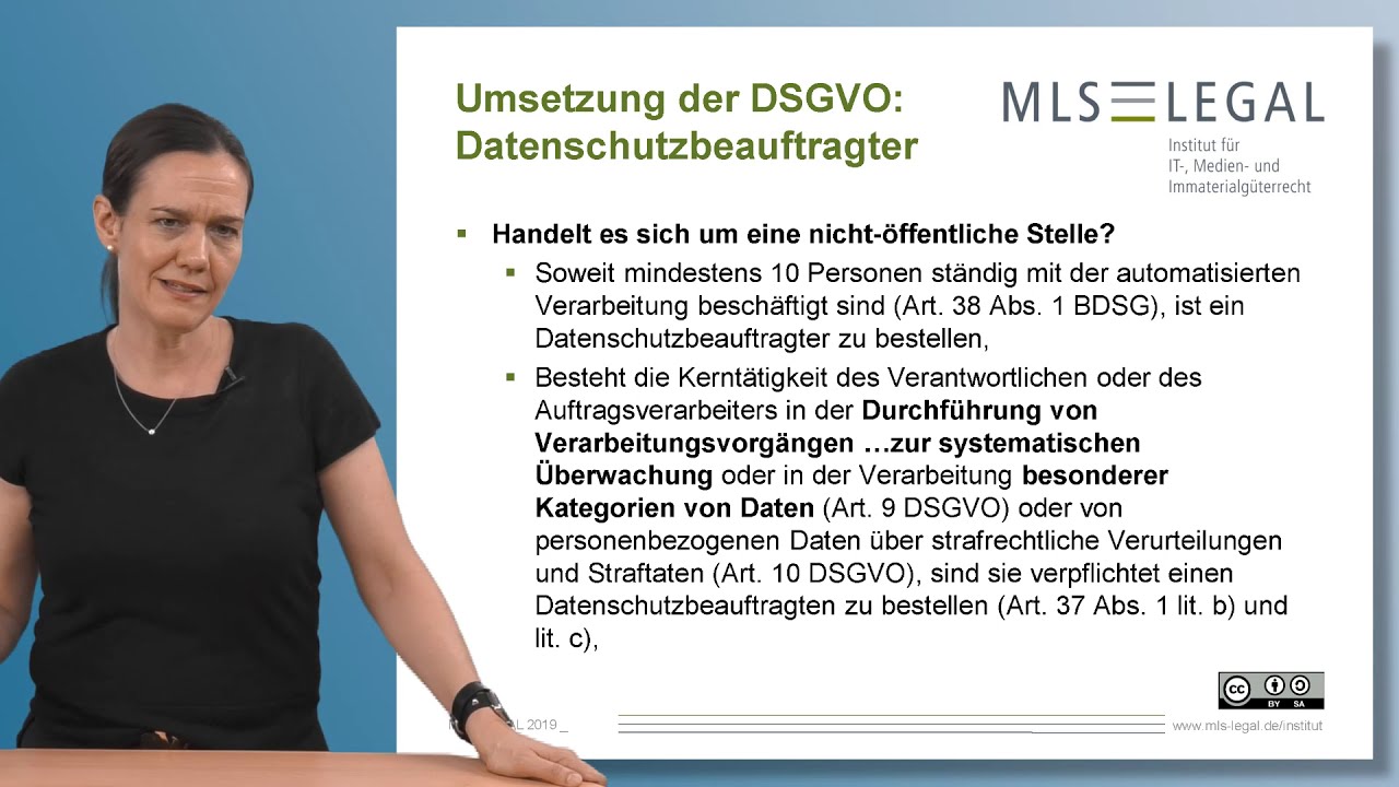 Block II "IT-Recht" - Lerneinheit 05: "Datenschutzrecht" - Episode 2: "Praxis" (2019)