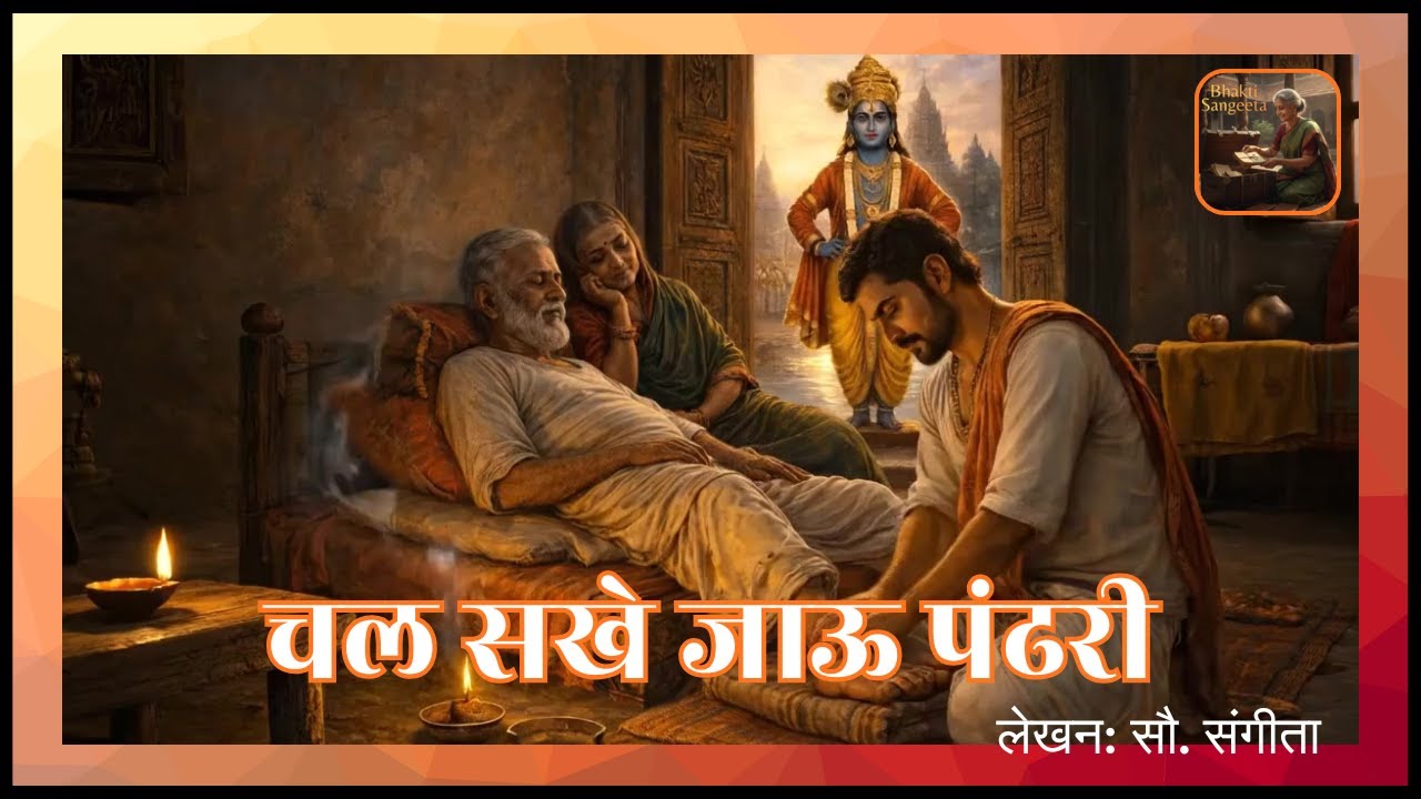 चल सखे जाऊ पंढरी, विठ्ठला पाहू डोळे भरून | विठ्ठल भजन २०२६ 🚩 लेखन: सौ. संगीता