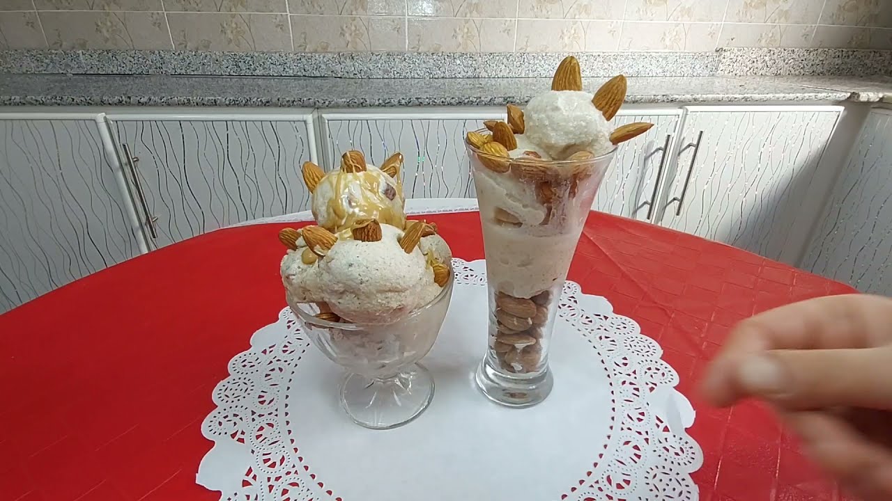 بوظه اللوز على طريقتي