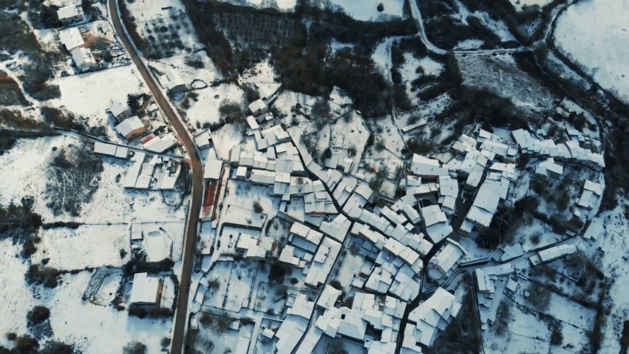 Villerose innevata drone 2019
