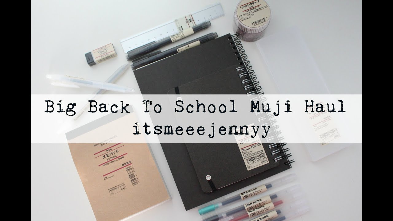 Big Back To School MUJI HAUL | itsmeeejennyy | Stationery