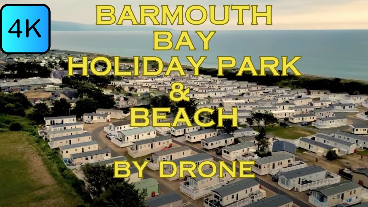 Barmouth West Wales Caravan Park And Beach | Drone Flight |4K