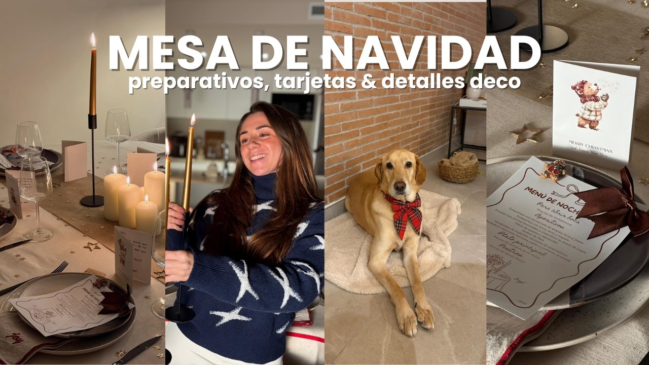 Vlogmas 23 - Preparo la mesa de navidad!!