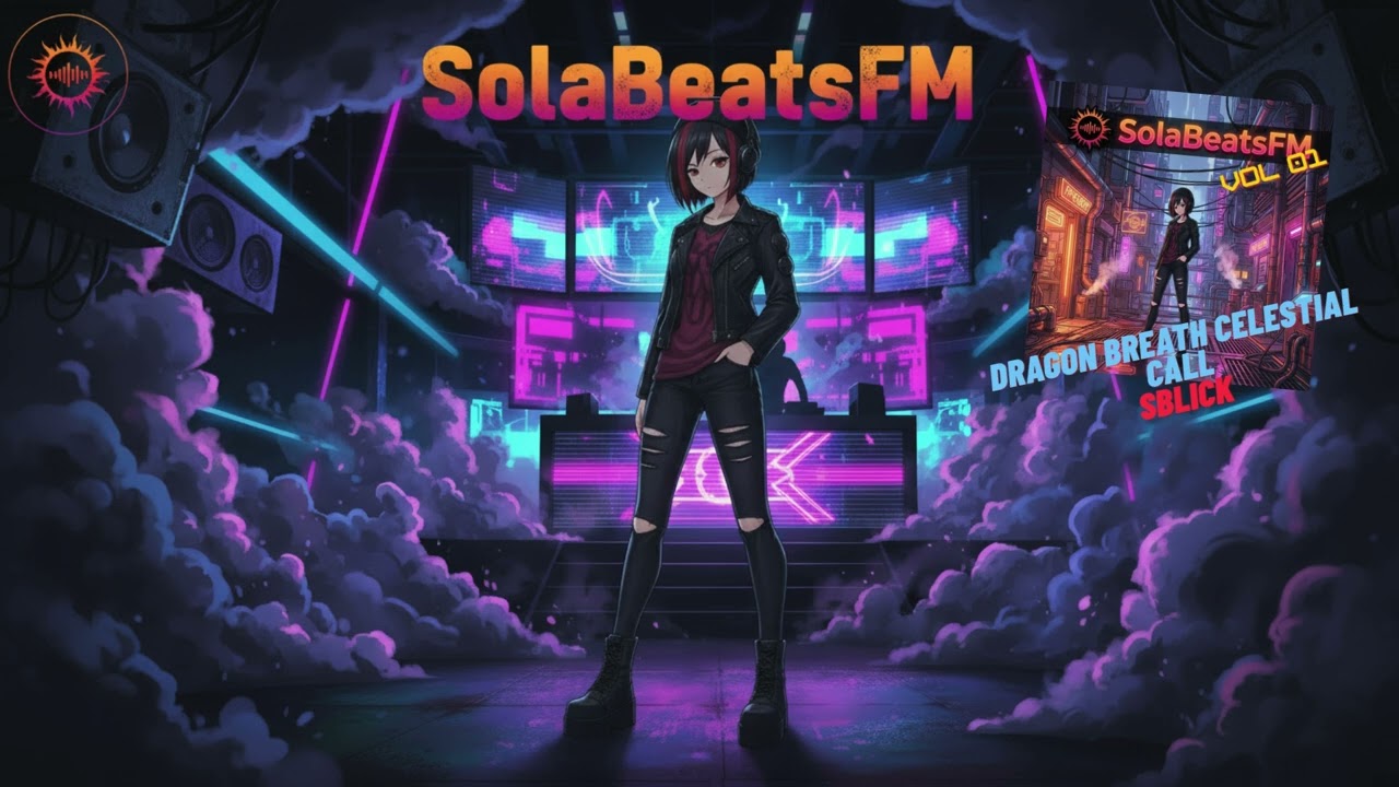 SolaBeatsFM - SBlick - Dragon Breath Celestial Call | 🎶 Industrial - Dark Electro - Cyberpunk 🎶