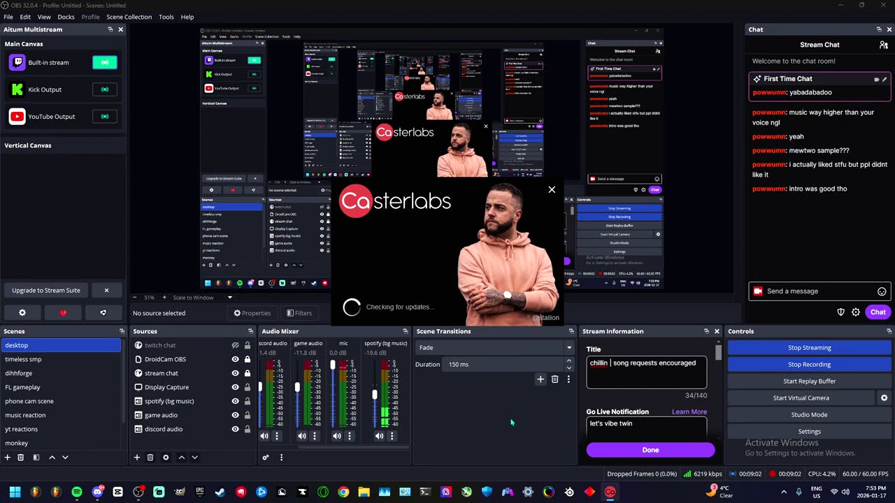 jan 17 2026 stream