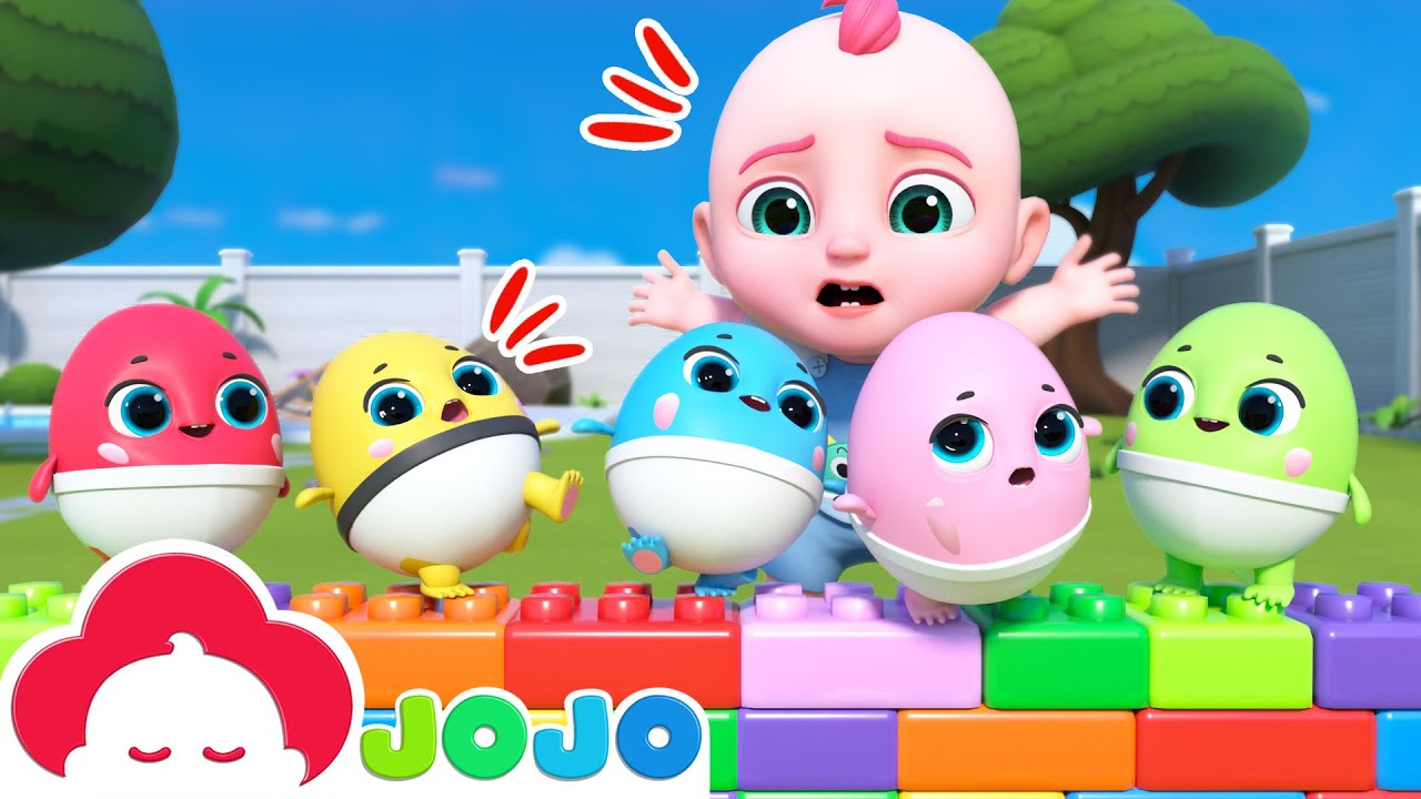 Canciones Infantiles sobre Huevos Sorpresa de Colores | Bebé JoJo en Español