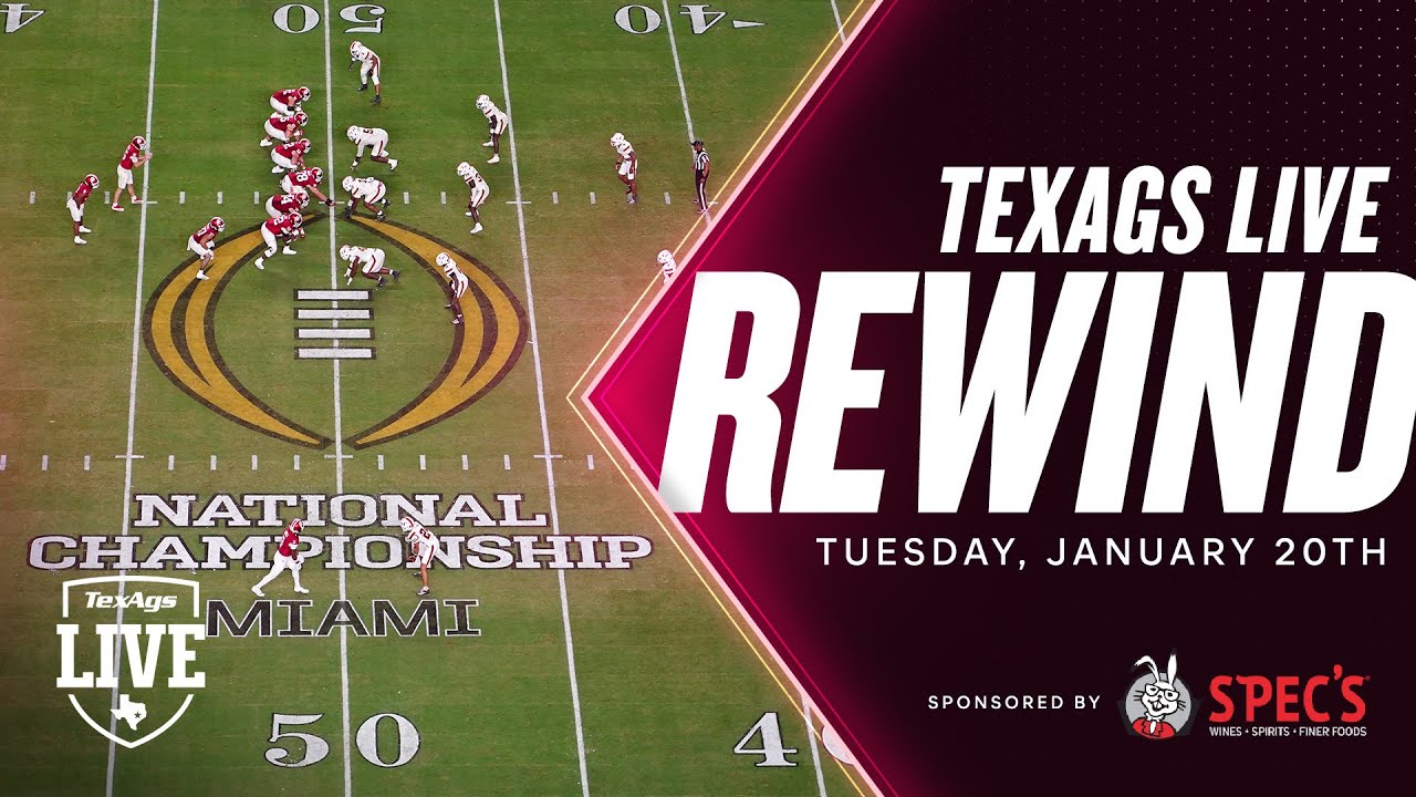 National championship reactions!  | TA Rewind w/ Josh Pate, Jake Crain & more!