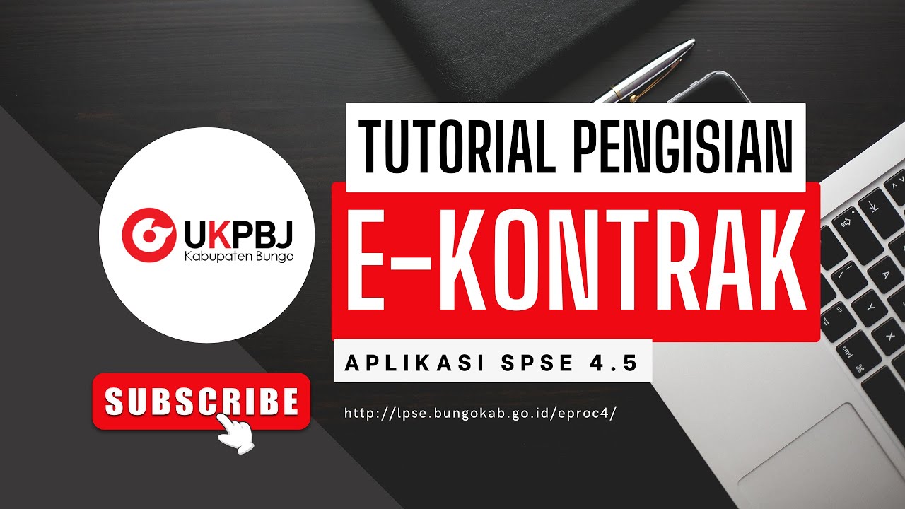 Tutorial Pengisian e-Kontrak SPSE 4.5 Pengadaan Barang dan Jasa #2024