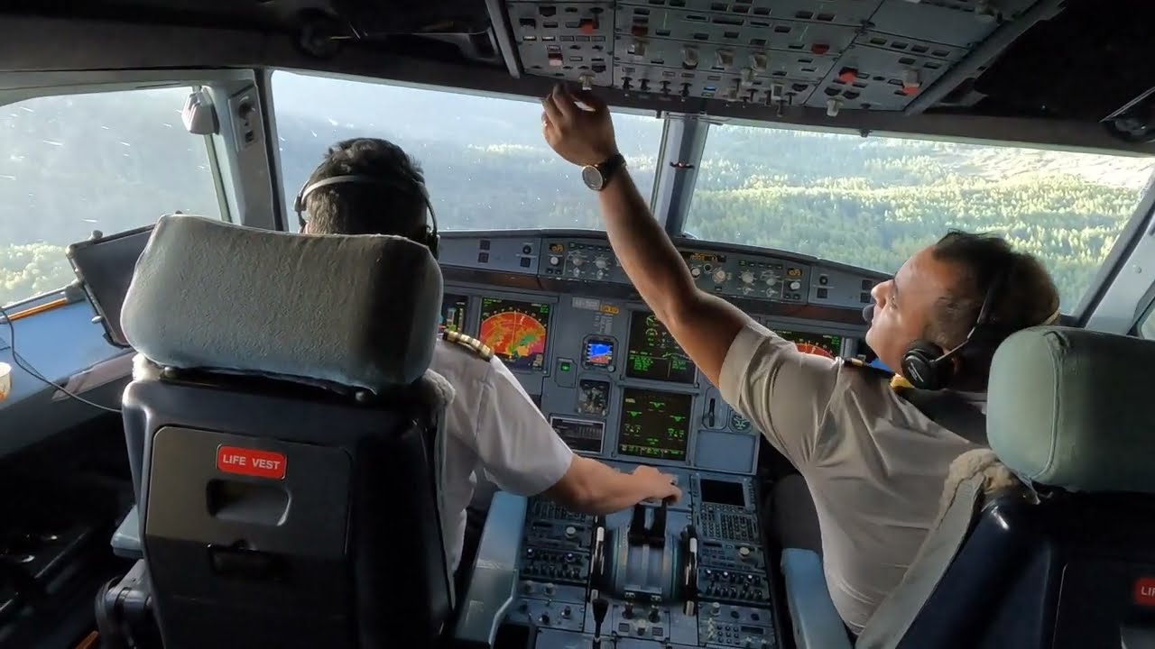 Bush Flying in an Airbus A319 at Paro Airport, Bhutan!!!! Cockpit View of Bhutan Airlines