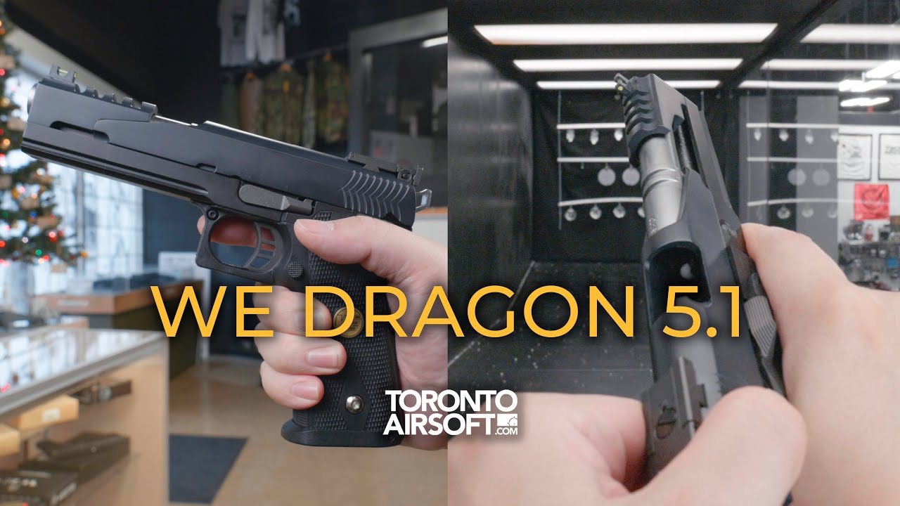 The classic split-slide Hicapa! WE Dragon 5.1 on the range.