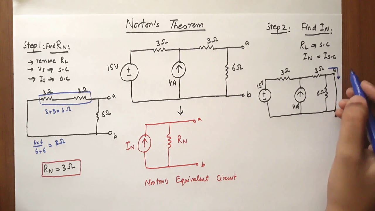Norton's theorem problem solution |2024