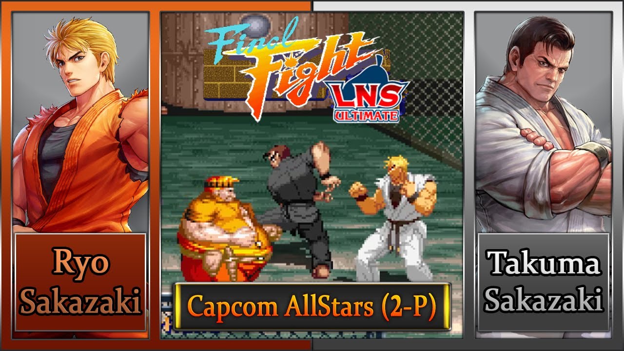 Final Fight LNS Ultimate V.04: Capcom AllStars [Hard Musou] – Ryo & Takuma (2-Players)