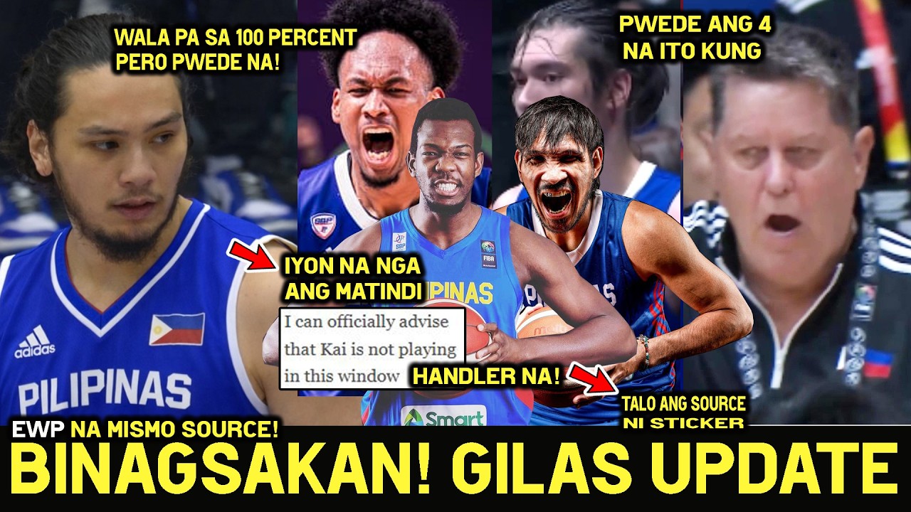 Matindi ang Inilabas ng EWP at espnph. KAI SOTTO Gilas UPDATE. Bagong Gilas Big Pamalit kay Kai...