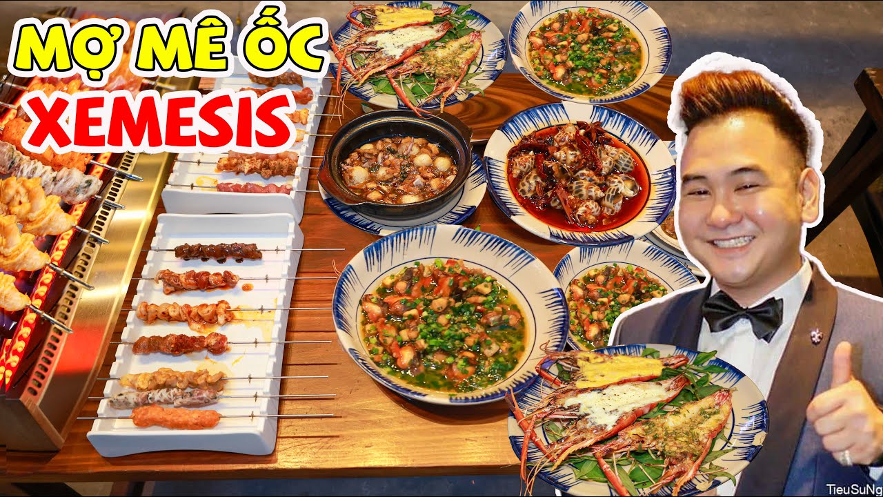 Trải Nghiệm Quán Mợ Mê Ốc Cùng 14 Loại Xiên Nướng Mới Ra Của Streamer Xemesis