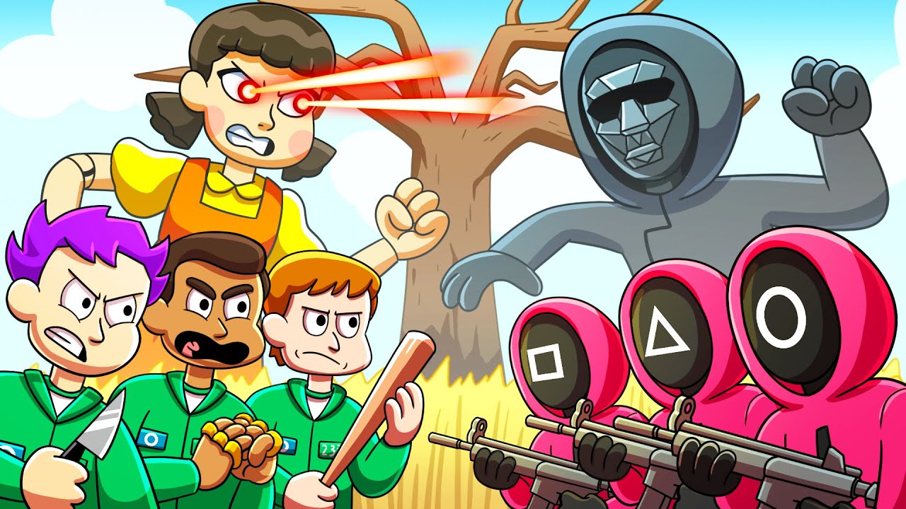 SQUID GAME: CIVIL WAR... (Cartoon Animation)