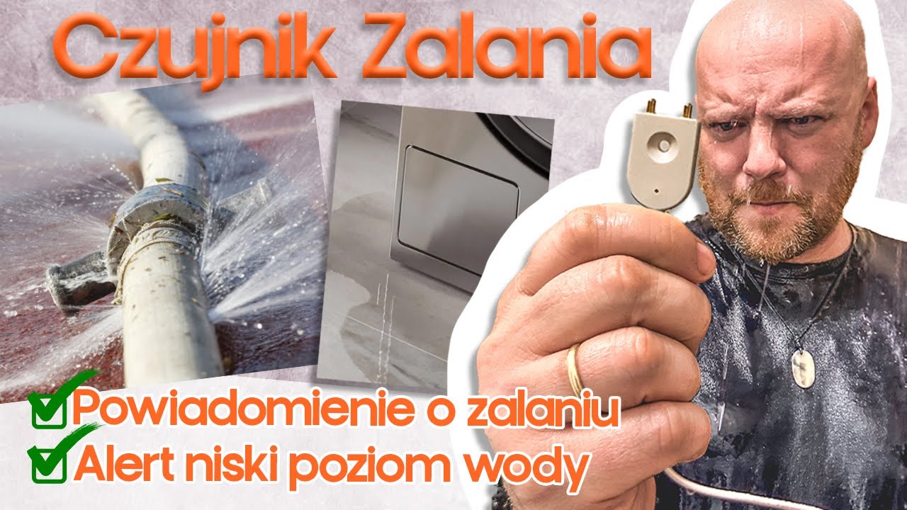 SMART DOM - Czujnik ZALANIA Wodą i Możesz Spać Spokojnie