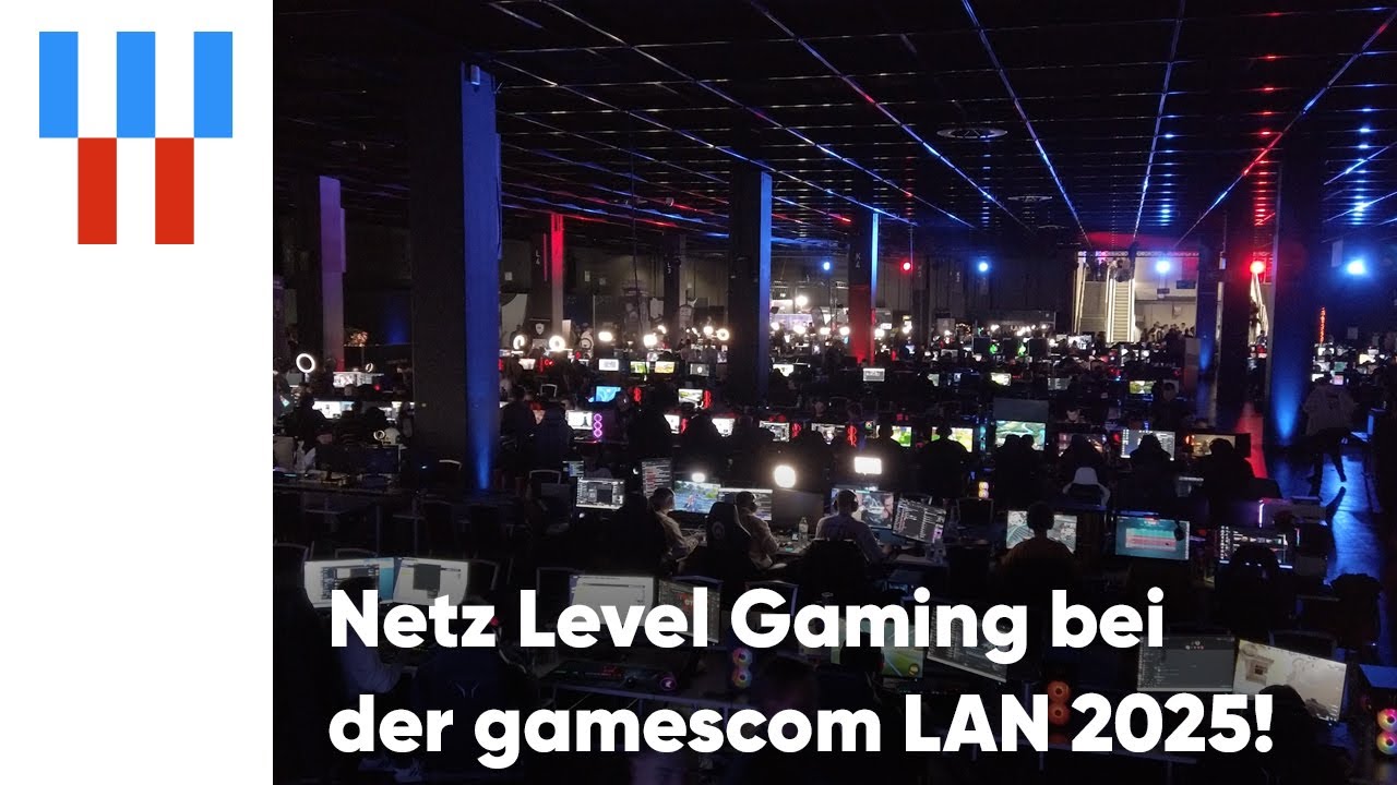 Netz Level Gaming: Als Technologiepartner auf der gamescom LAN 2025 | NetCologne