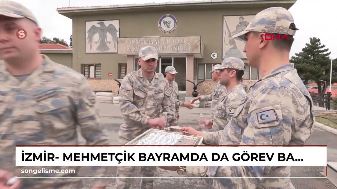 İzmir- Mehmetçik bayramda da görev başında /Video eklendi