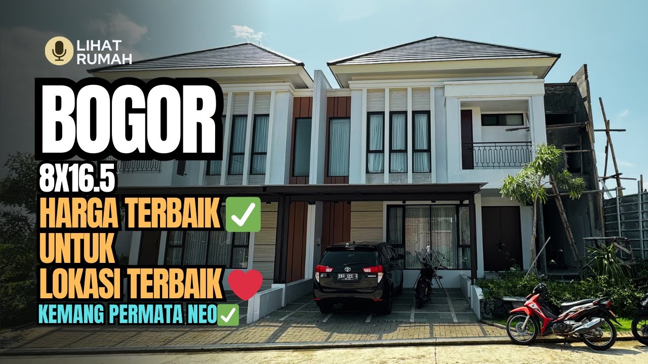 Rumah Paling Dekat dengan Tol Jagorawi | Kemang Permata Neo | Ukuran 8x16,5 | 2024