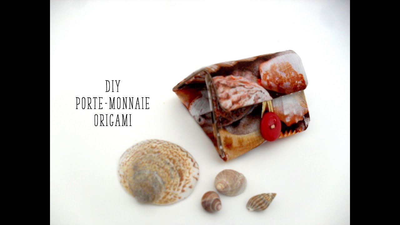 Coudre un porte-monnaie origami