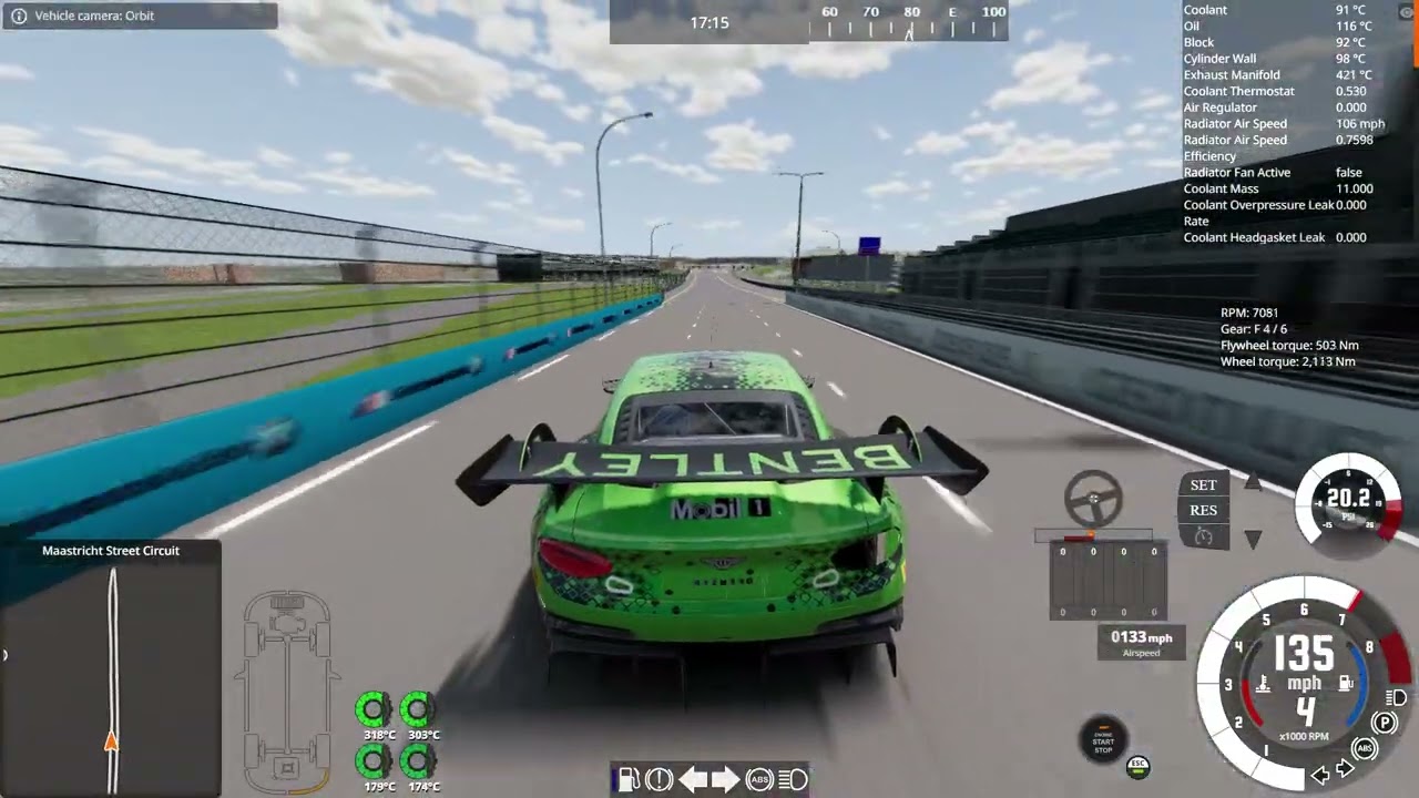 Crashing in a Bentley Continental GT3