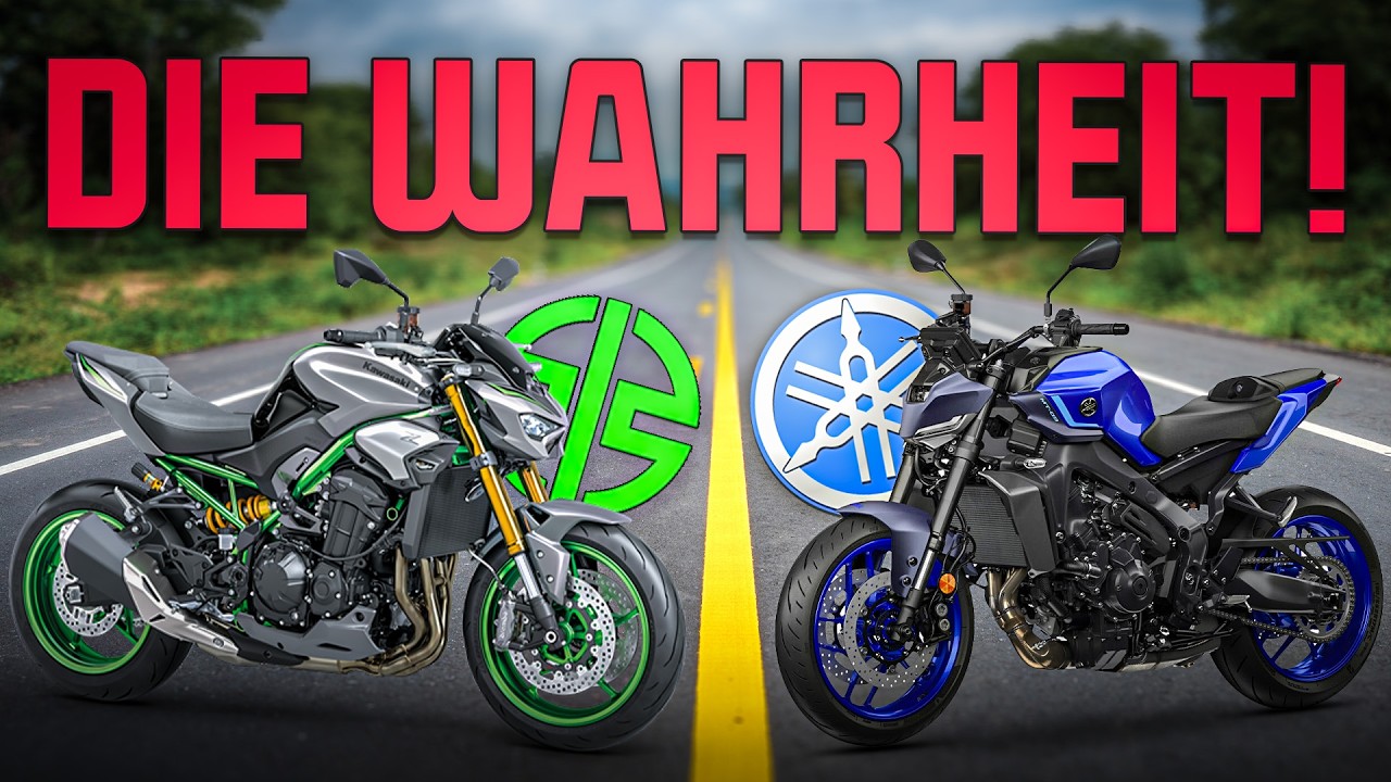 KAWASAKI Z900 2025 VS YAMAHA MT09 2025