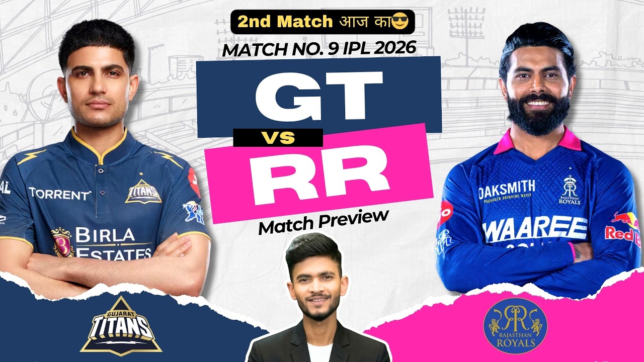 GT vs RR | Match Prediction | IPL 2026 | Match - 9 | Today Match Prediction | GT vs RR 2026