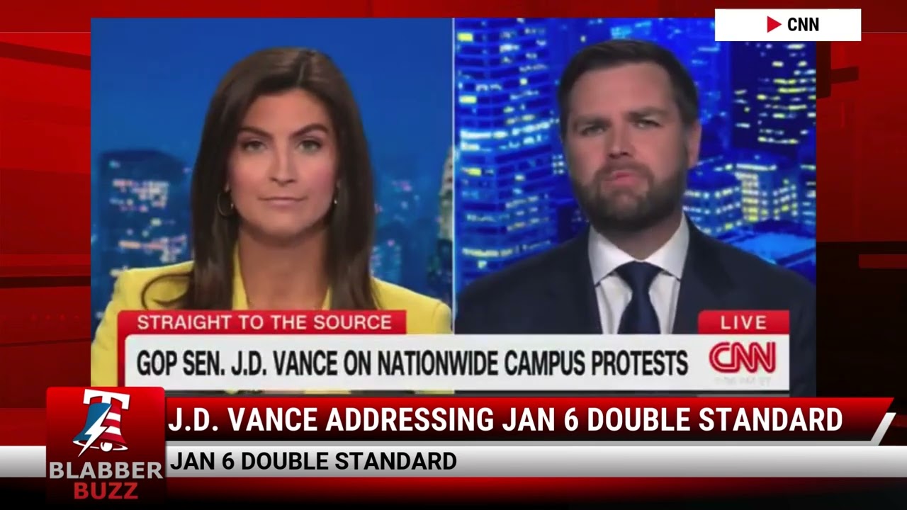 J.D. Vance Addressing Jan 6 Double Standard