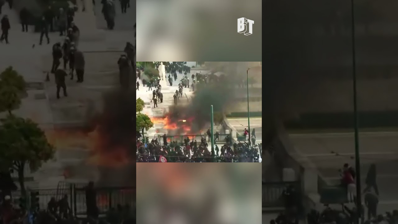 Massive Strikes and Protest in Greece Nationwide
