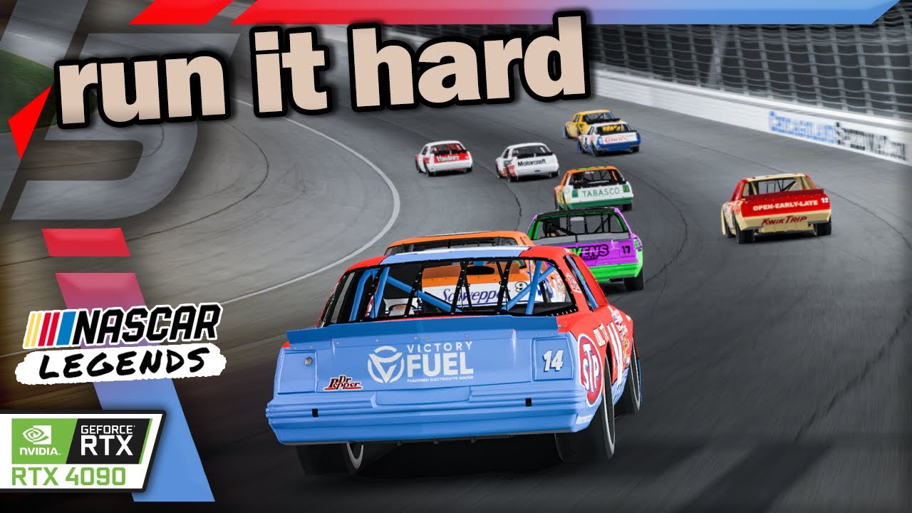 1987 NASCAR Legends - Chicagoland Speedway - iRacing Gameplay