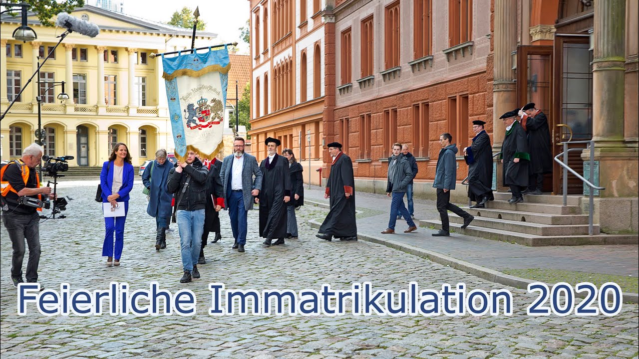 Feierliche Immatrikulation - Universität Rostock -  in St. Marien 2020