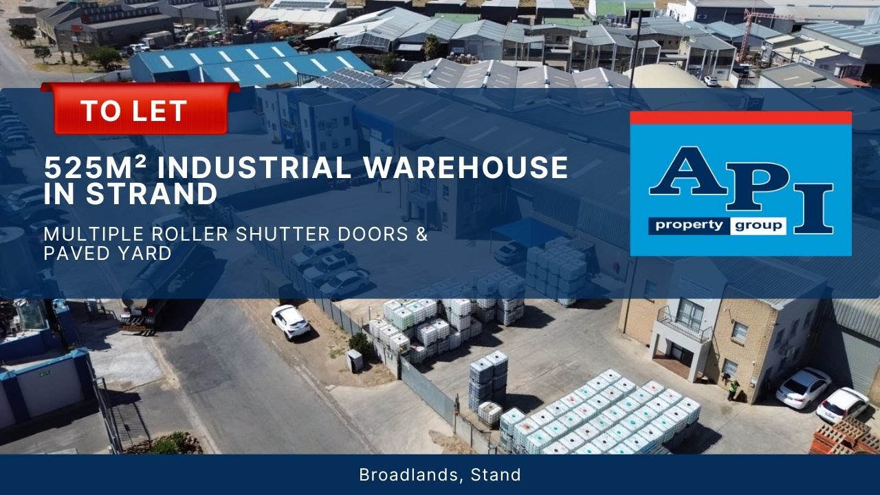 1,402m² Industrial Warehouse To Let in Broadlands, Strand - Multiple roller shutter doors