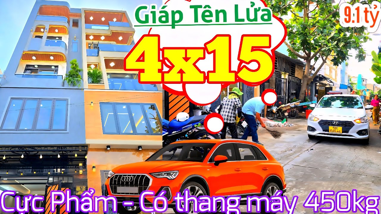 Chị 5 CHÍNH CHỦ bán nhà Bình Tân CÓ THANG MÁY 450Kg | Hẻm xe hơi Hương Lộ 2 