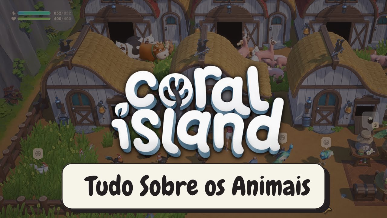 TUDO!  Sobre os Animais em Coral Island