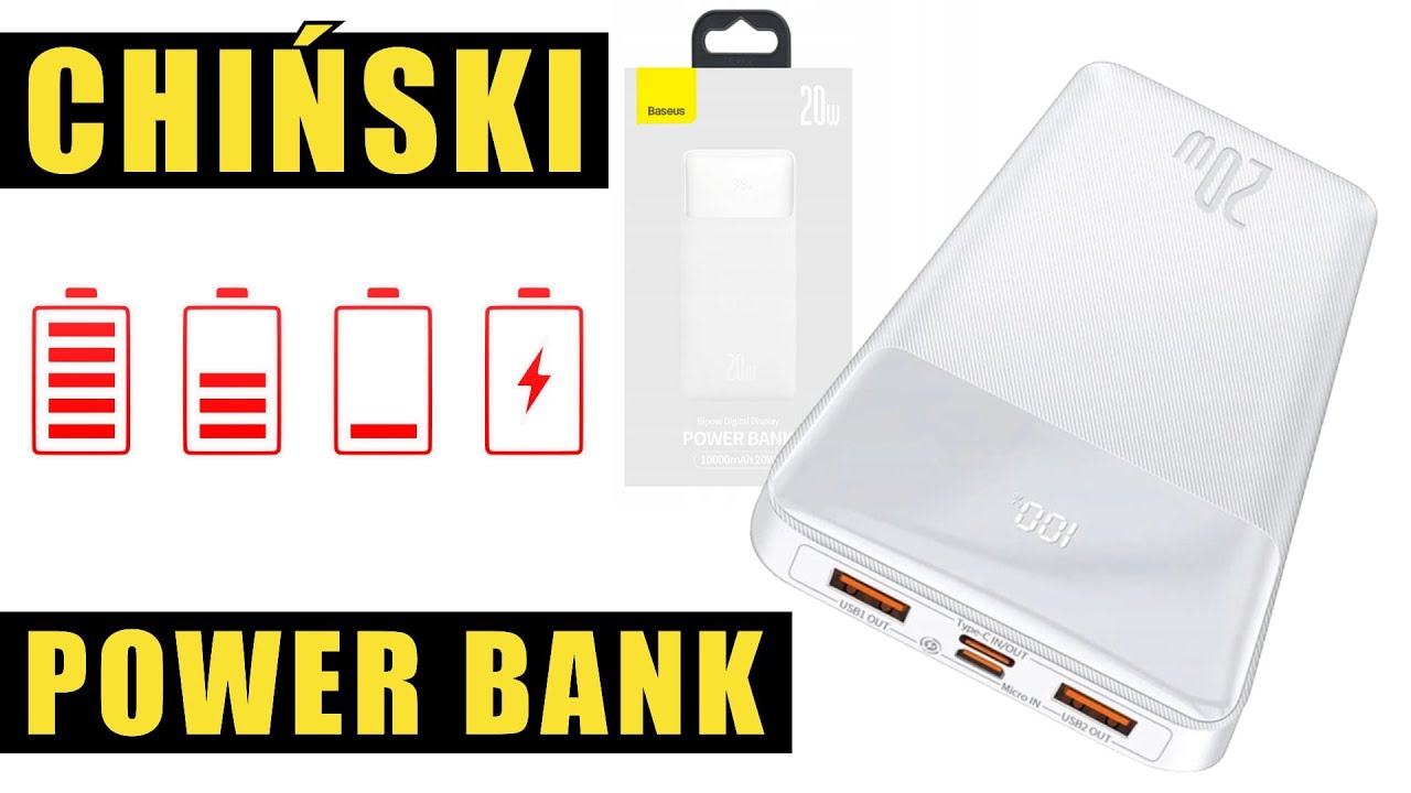 Czy to może być dobry produkt? Baseus PPBD10K X Power Bank 20W 10000 mAh
