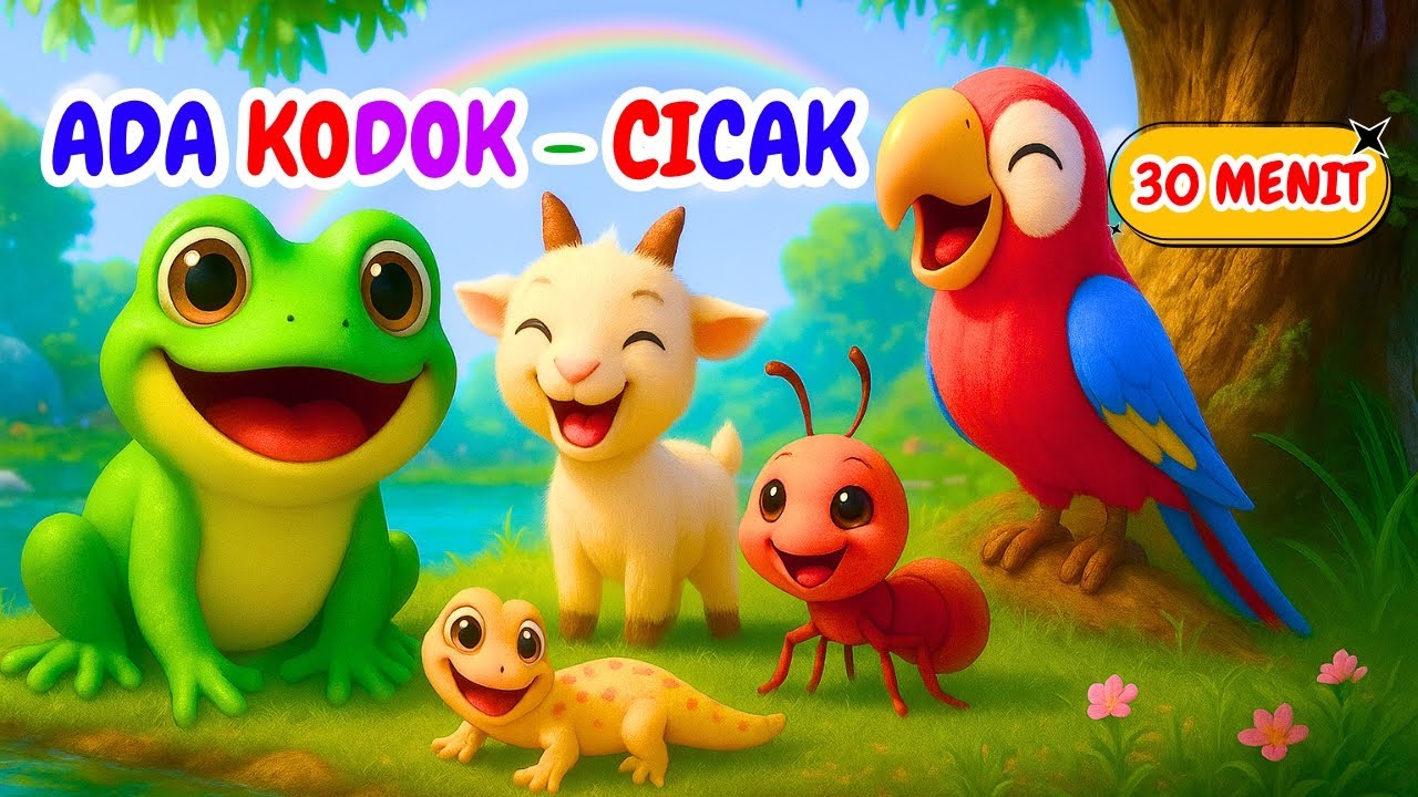 Cicak Cicak di Dinding - Ada Kodok Rekotok - Burung Kakatua &  Lagu Anak Indonesia Lainnya
