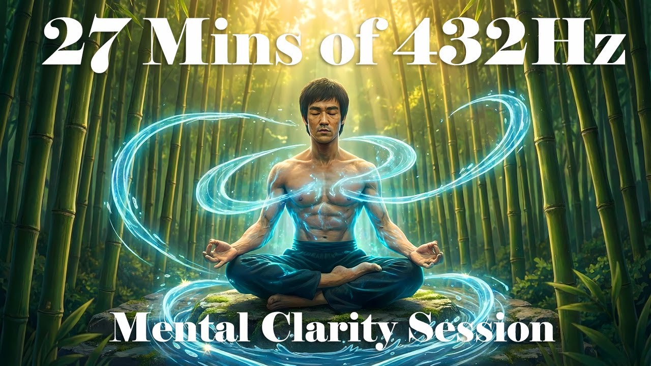 The Way of the Intercepting Thought | 432Hz Mental Clarity Session (Meditate with Bruce Lee)