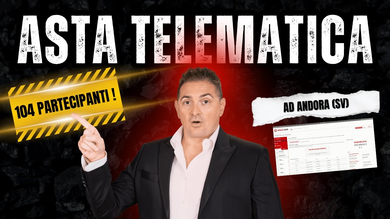 Asta Telematica ad Andora (SV) - 104 Partecipanti !