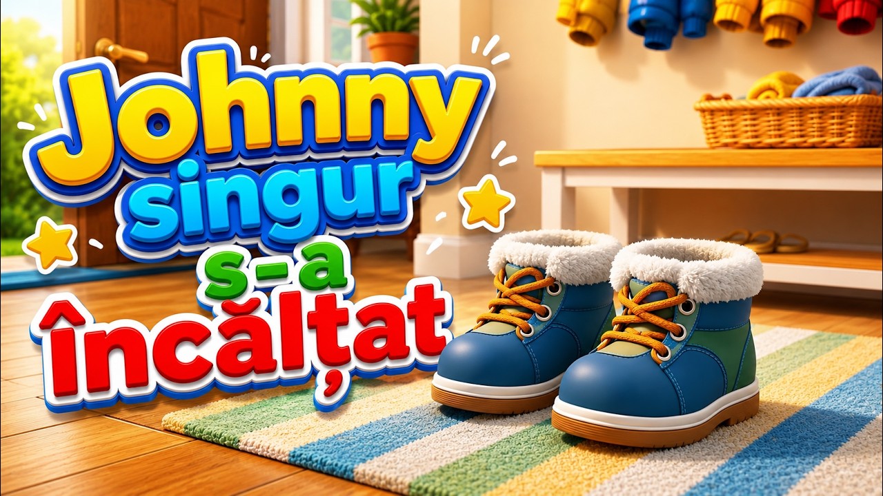 Johnny singur s-a încălțat 👟 | Cântec pentru copii
