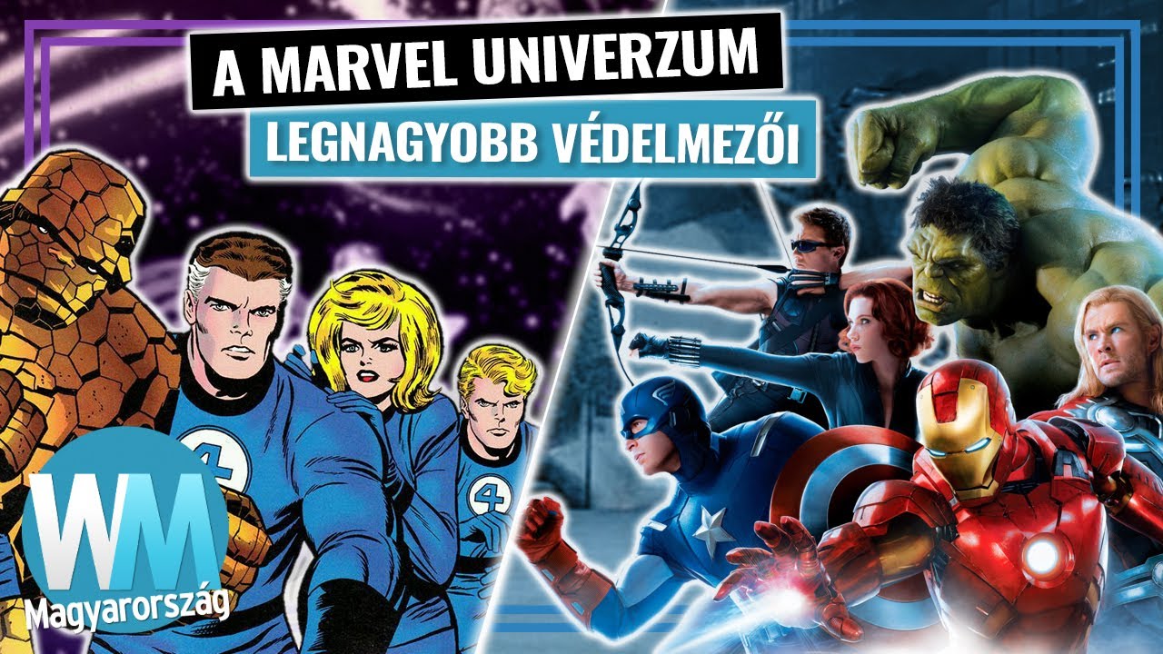 Top 10 legjobb Marvel szuperhős csapat
