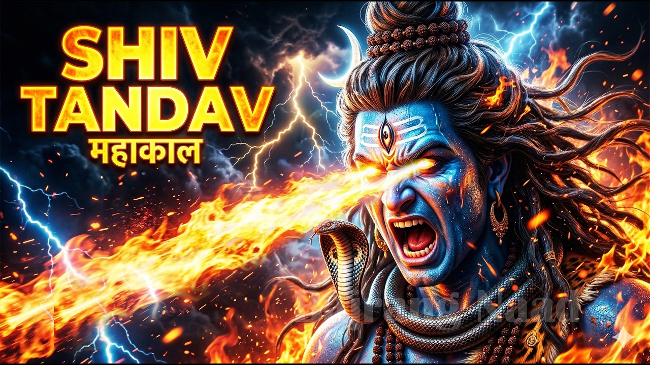 Shiv Tandav Stotram 🔱 Most Powerful Chant | Har Har Mahadev | Ravan Shiv Tandav